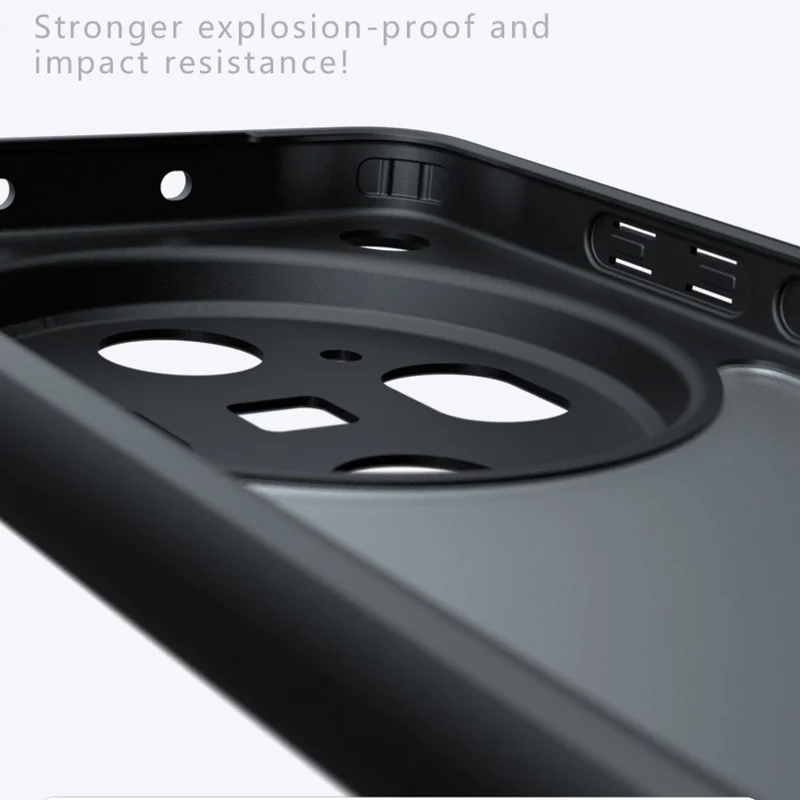 Für Oppo Find X9 Ultra 5G Hülle TPU + PC Stoßfester Handy-Schutz - Transparent