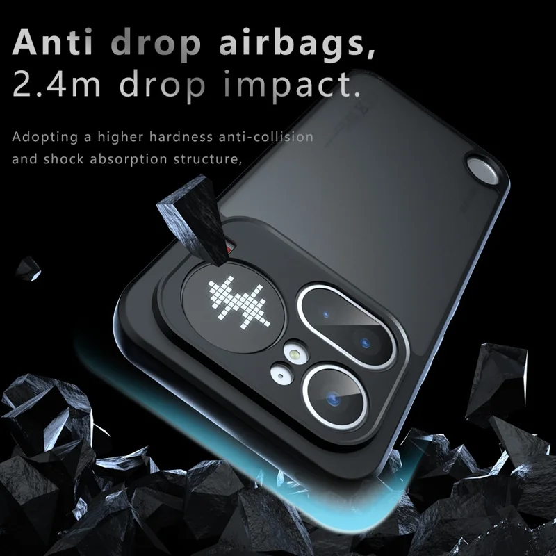 For Nothing Phone (4a) Pro Case Skin-Touch TPU + PC Matte Phone Back Cover - Transparent Black