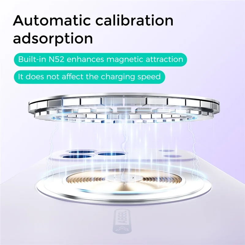 ABEEL For TECNO Spark Go 3 Magnetic Case Skin Touch Liquid Silicone Phone Back Cover - Purple