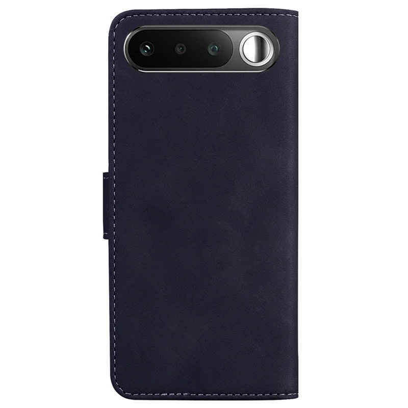 For Realme 16 5G Case Solid Color Leather Wallet Phone Cover - Black