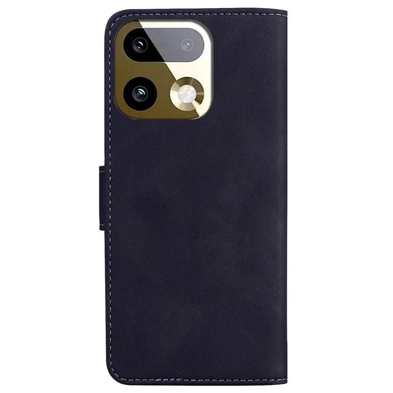 For Realme 16 Pro+ 5G Case Solid Color Leather Wallet Phone Cover - Black