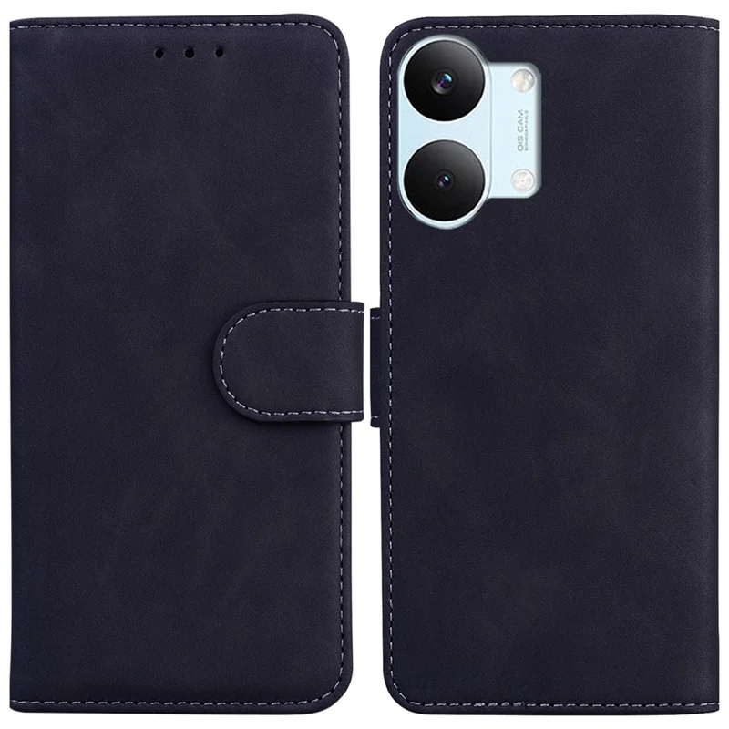 Case For Xiaomi Poco X8 Pro Max 5G  /  Redmi Turbo 5 Max 5G Solid Color Leather Wallet Phone Cover - Black