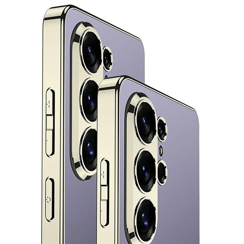 GKK for Samsung Galaxy S26 Ultra Case Smart LED Pattern AG Matte Anti-Fingerprint PC TPU Cover - Blue