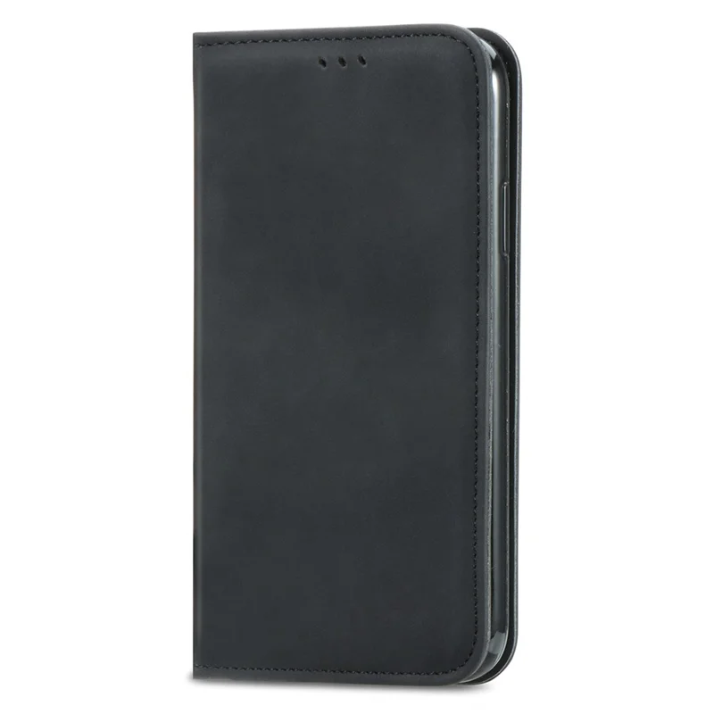 For Nothing Phone (3a) Lite 5G Leather Case with Card Holder Magnetic Absorption Phone Cover - Black