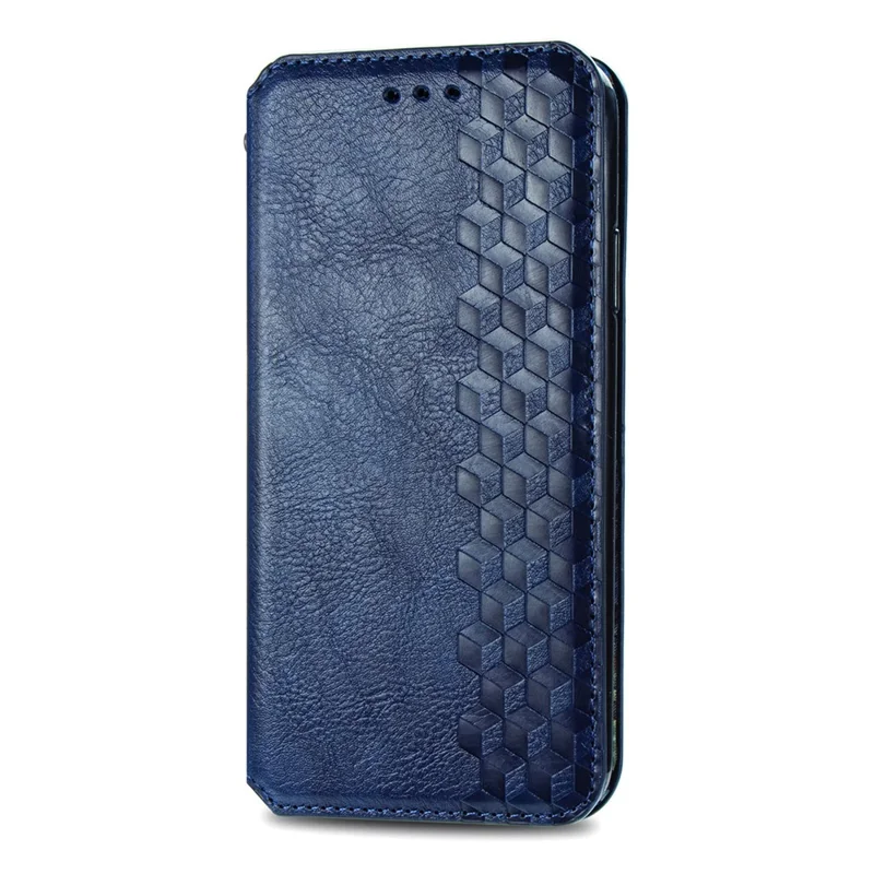 For Nothing Phone (3a) Lite 5G Case Rhombus Imprint PU Leather Wallet Phone Cover - Blue