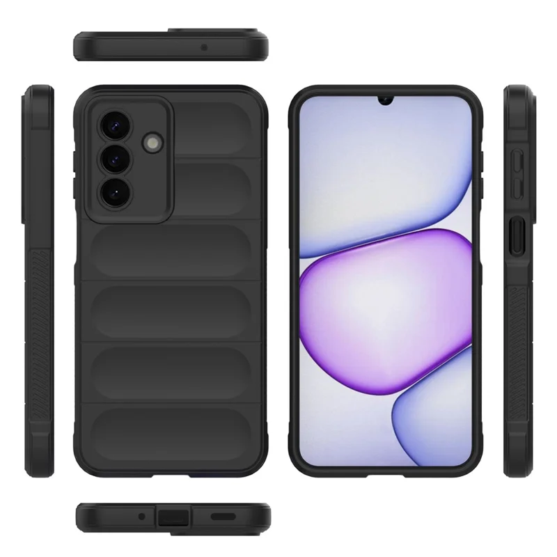 For Samsung Galaxy A27 Phone Case Anti-Drop Soft TPU Rugged Back Cover - Black