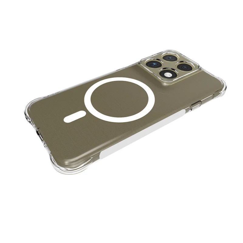 Compra al por mayor de carcasa magnética para Motorola Edge (2026), funda trasera transparente de TPU anti-caídas