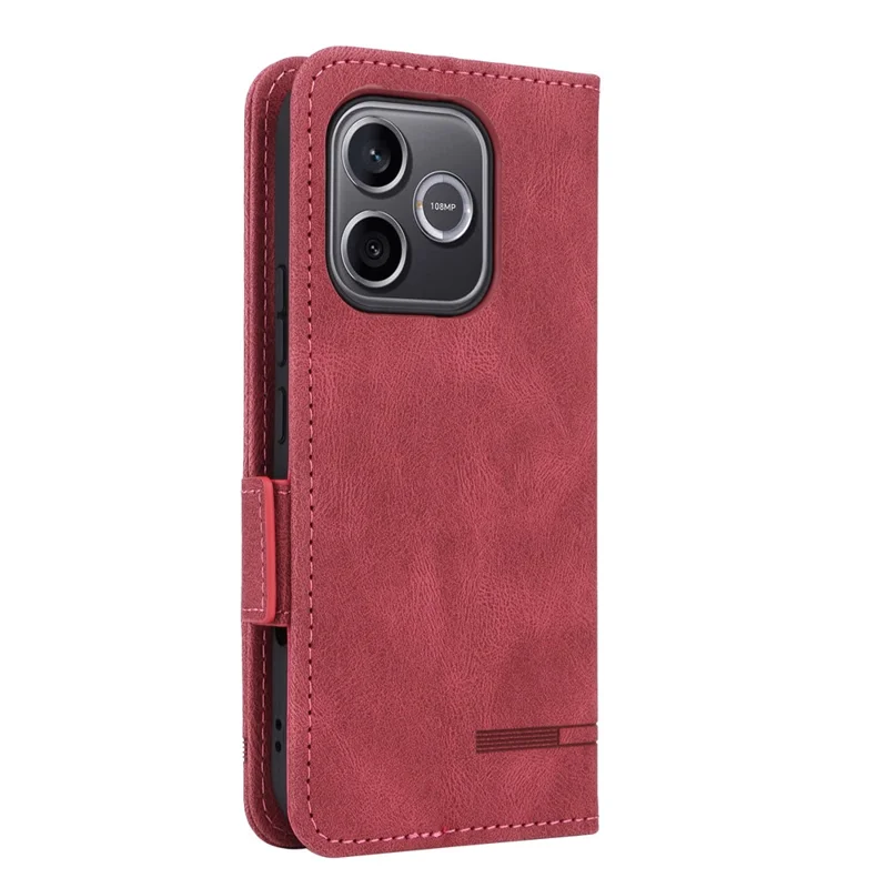 Für Honor 600 Lite 5G Hülle Ledertasche Mit Hardware-Dekor - Rose