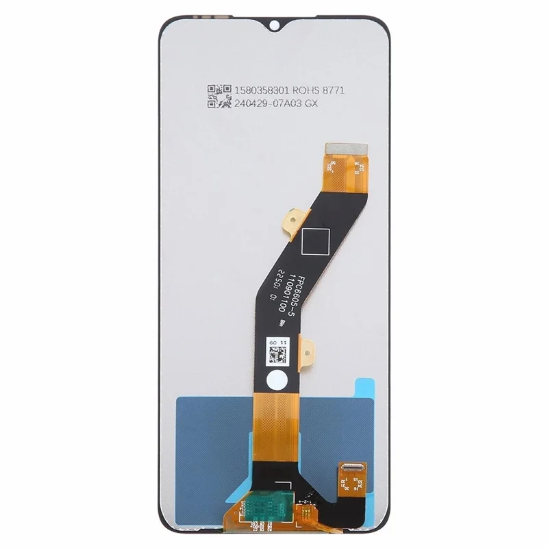 For itel P55 5G / Power 55 5G P661N P665L Grade C LCD Screen and Digitizer Assembly Replacement Part (Without Logo)