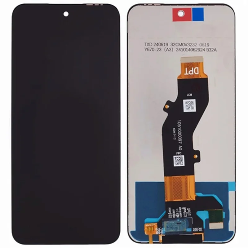 For TECNO Spark Go 1S KL4h Grade C LCD Screen e Digitizer Assembly Parte di Ricambio (Senza Logo)