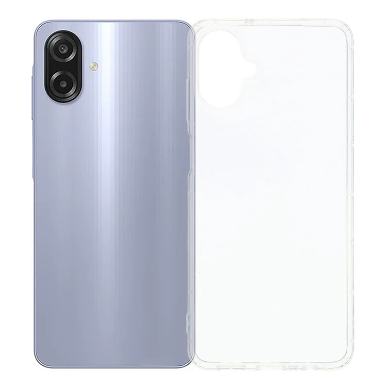 Case For Samsung Galaxy A07 4G  /  A07 5G Airbag Protection TPU Phone Back Cover - Transparent