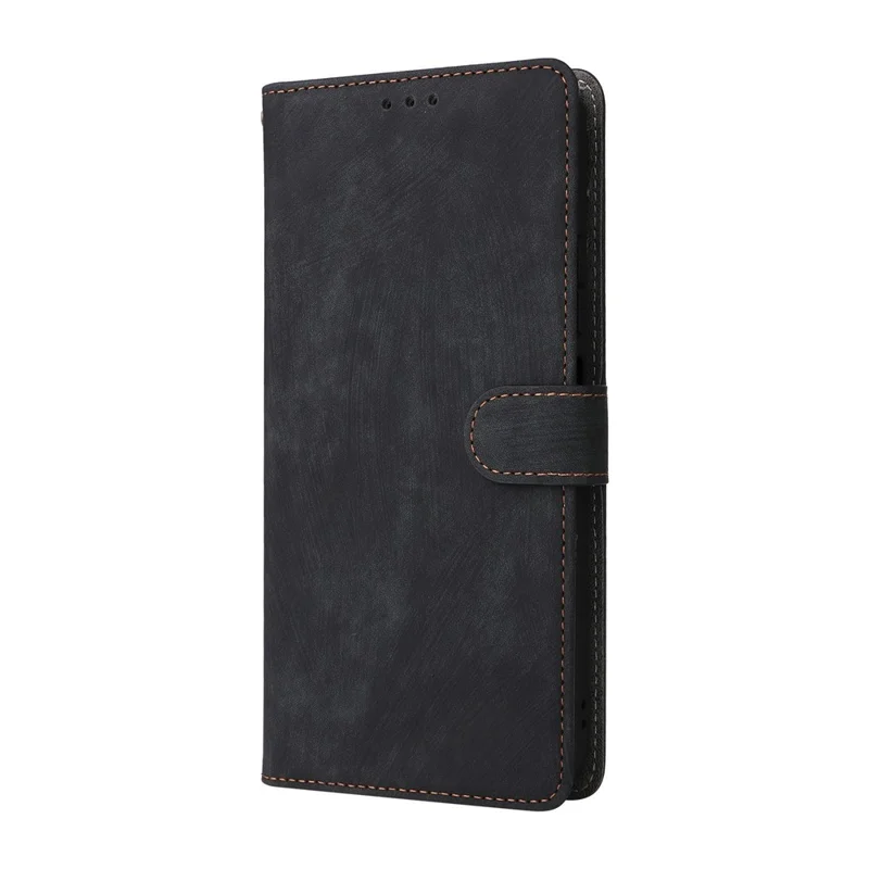 For Xiaomi Redmi 15a 5G  /  R70 5G  /  R70m 5G Case Wallet RFID Blocking PU Leather Phone Cover Stand with Strap - Black