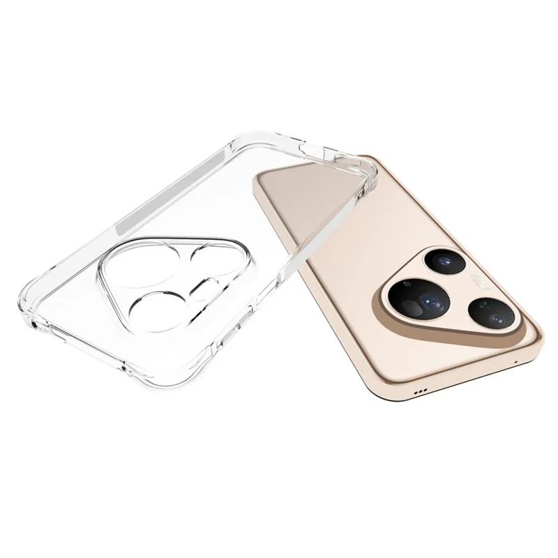 For Huawei Pura 90 Pro Max TPU Case Non Slip Anti Drop Phone Cover - Transparent