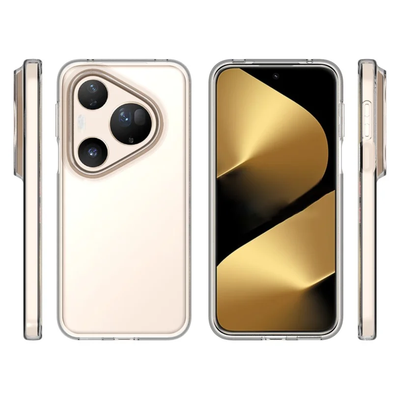 Bulk Purchasing For Huawei Pura 90 Pro Max Case Watermark-Resistant TPU Phone Back Cover - Transparent
