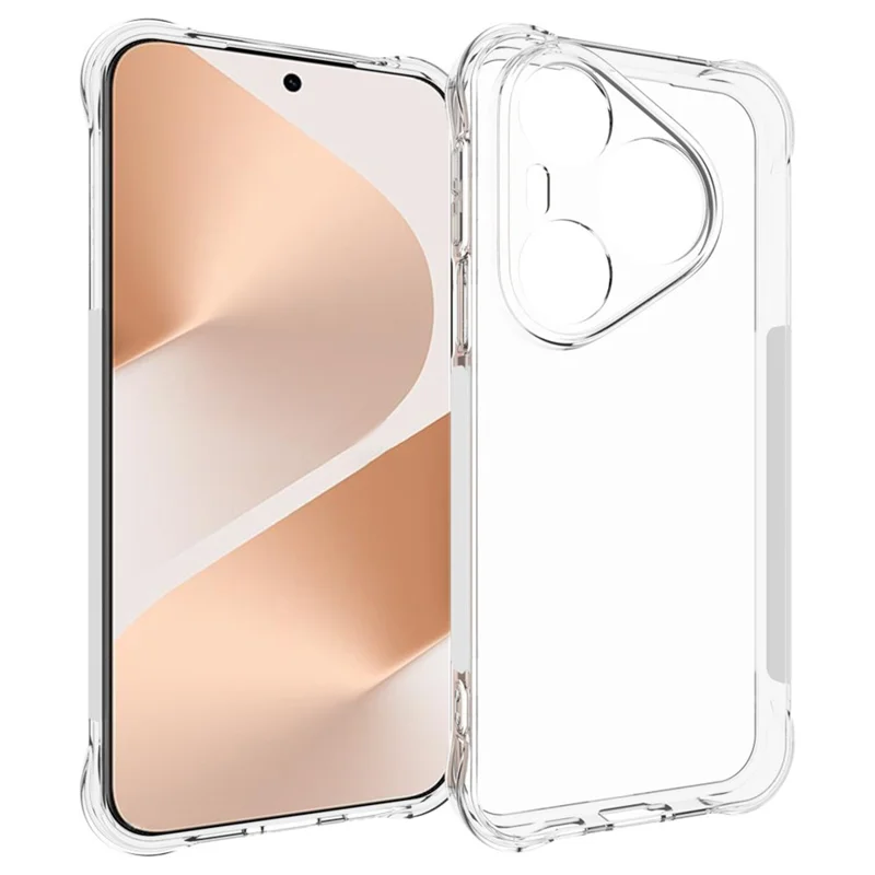 For Huawei Pura 90 Pro TPU Case Non Slip Anti Drop Phone Cover - Transparent