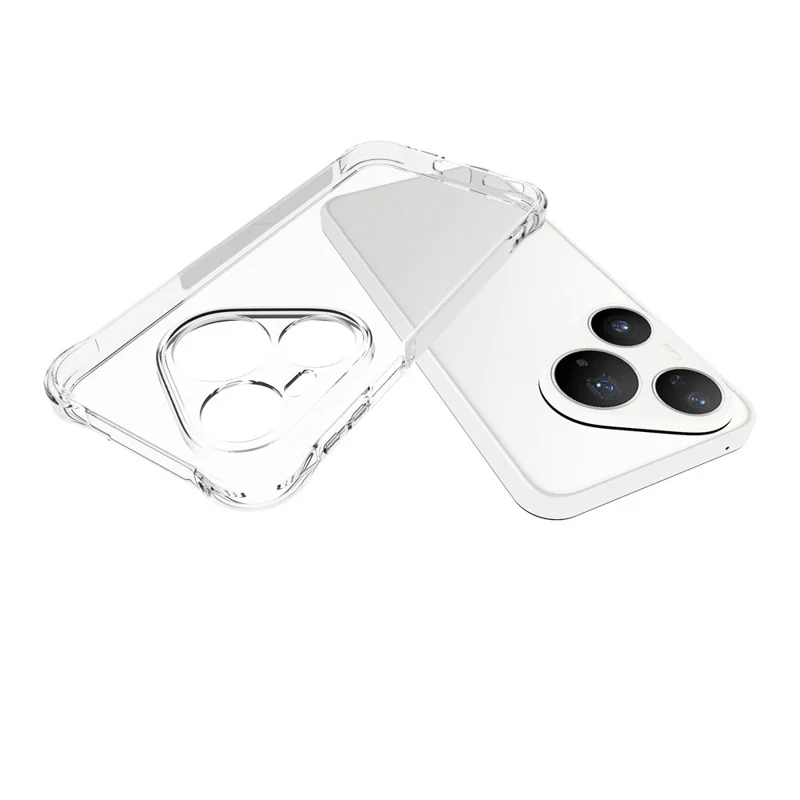 For Huawei Pura 90 Pro TPU Case Non Slip Anti Drop Phone Cover - Transparent