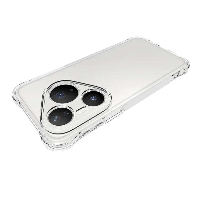 For Huawei Pura 90 Pro TPU Case Non Slip Anti Drop Phone Cover - Transparent