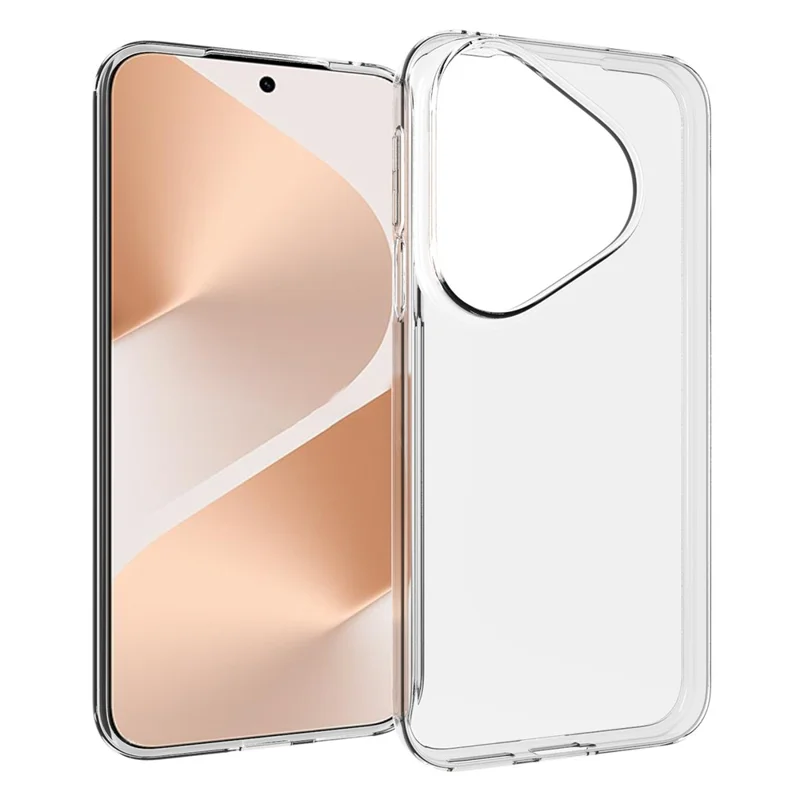 Coque pour Huawei Pura 90 Pro, housse arrière transparente en TPU résistante aux traces d'eau