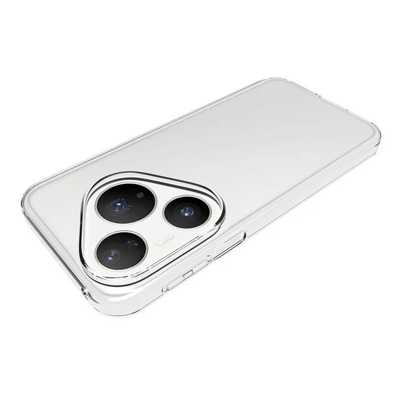 Coque pour Huawei Pura 90 Pro, housse arrière transparente en TPU résistante aux traces d'eau
