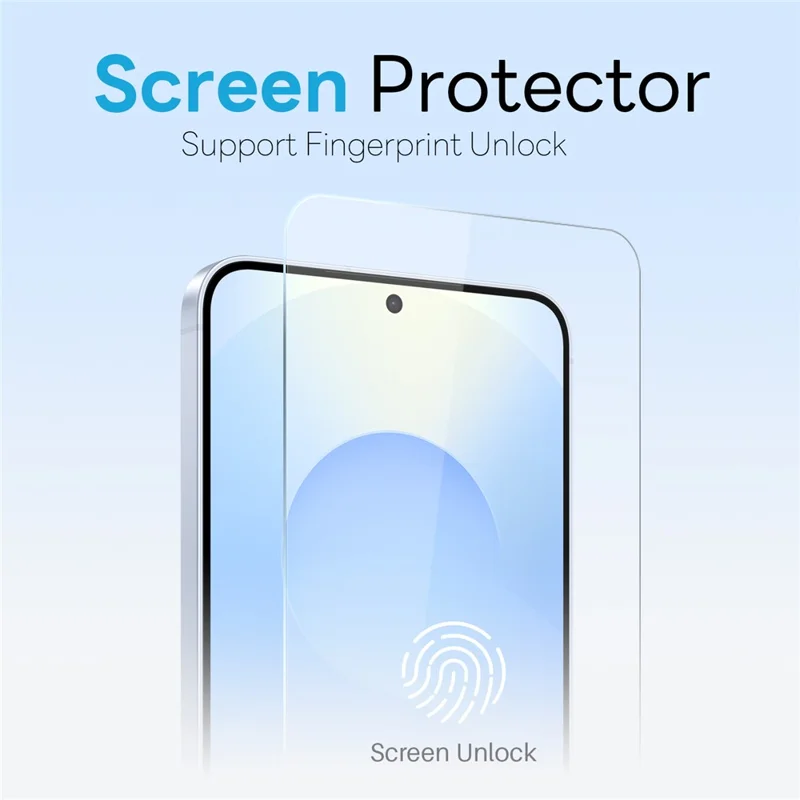 NORTHJO For Samsung Galaxy S25 Magnetic Case Translucent Matte Shockproof Phone Cover Set with Front Screen Protector + Lens Film - Blue