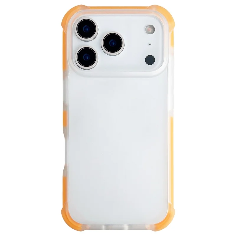 Compra al por mayor de funda mate de acrílico para iPhone 17 Pro, funda protectora de TPU, TPE y PC con textura suave al tacto - Naranja