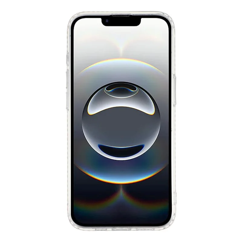 Funda para iPhone 17e / 16e con TPU + PC IMD, diseño de arco de mariposa Aurora, purpurina y diamantes de imitación - Transparente con purpurina