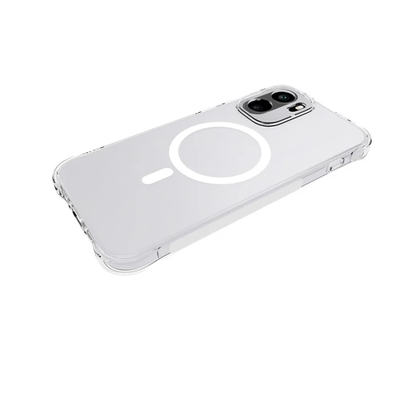 Bulk Purchasing for OnePlus Ace 6 Ultra 5G Magnetic Case TPU Anti-drop Phone Back Cover - Transparent