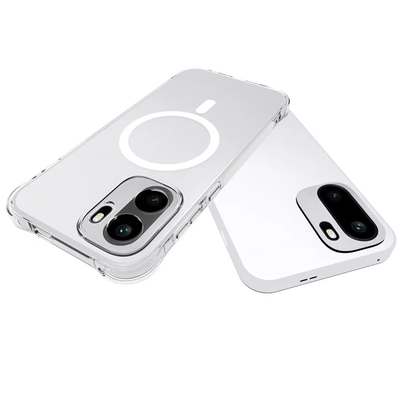 Bulk Purchasing for OnePlus Ace 6 Ultra 5G Magnetic Case TPU Anti-drop Phone Back Cover - Transparent