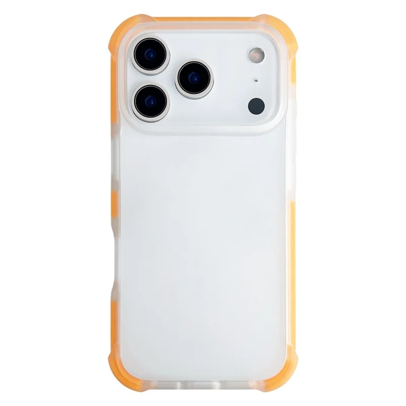 Bulk Purchasing for iPhone 17 Pro Max Frosted Acrylic Case Skin-friendly TPU TPE PC Protective Cover - Orange