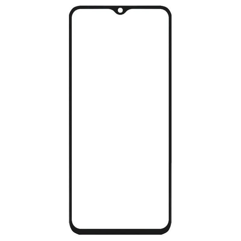 For Honor X5 Plus Front Screen Glass Lens + OCA Adhesive Part (without Logo)