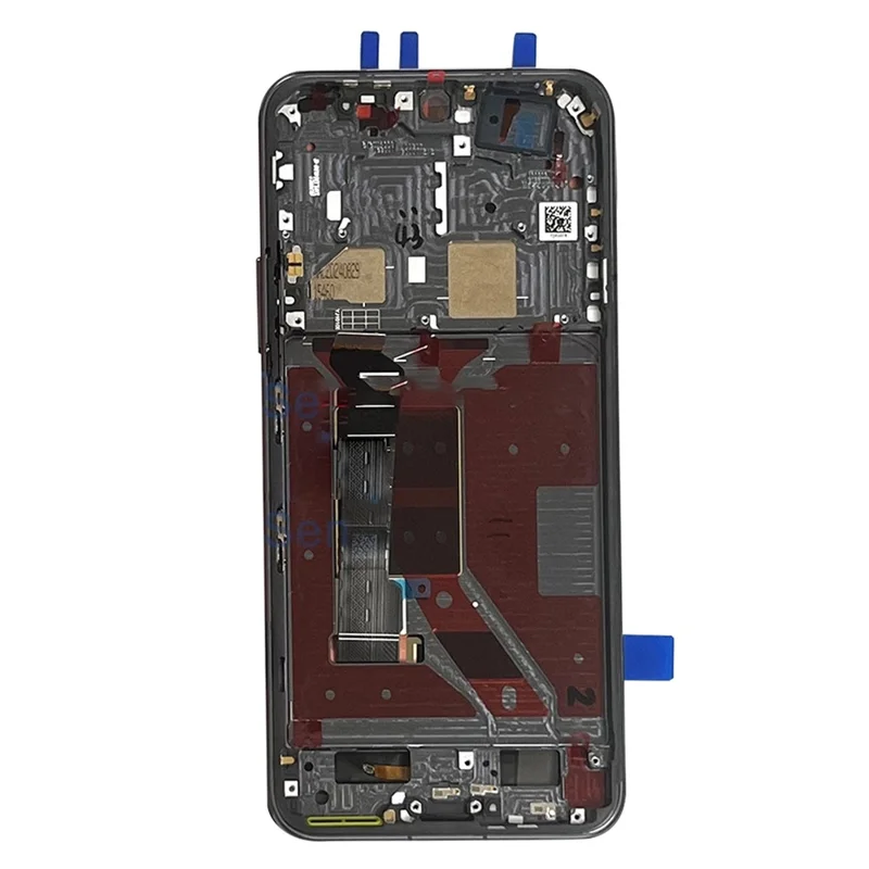 Zestaw ekranu OLED S klasy OEM i digitizera + rama do Honor Magic7 5G PTP-AN00 (bez logotypu) - Czarny