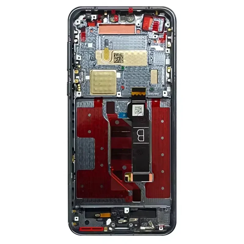 Do Honor Magic7 Pro 5G PTP-N49 PTP-AN10 OEM Grade S OLED Ekran i Digitizer w Zestawie + Ramka (Bez Logotypu) - Czarny