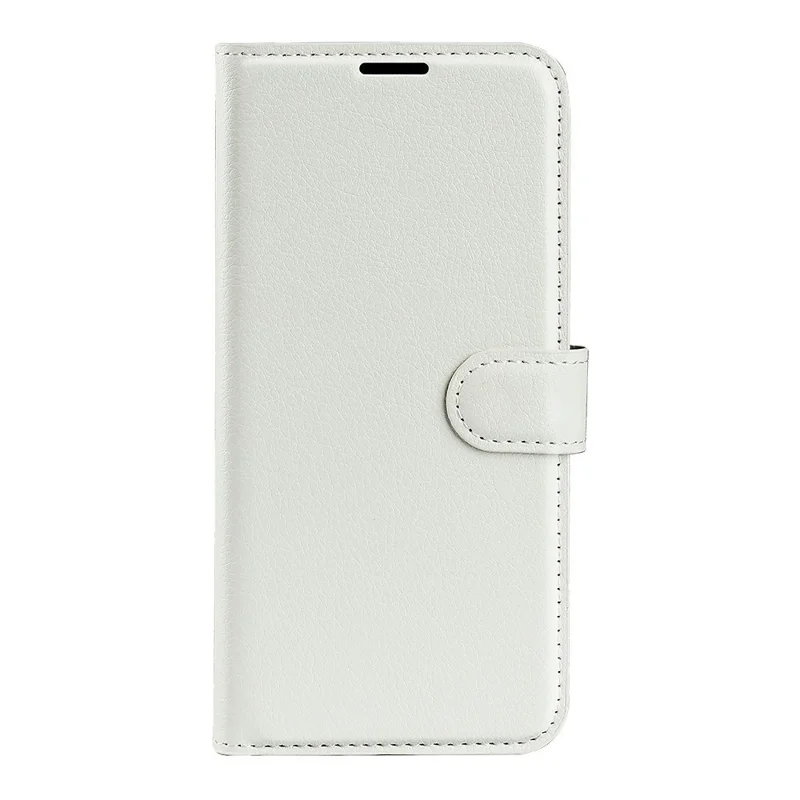 AMORUS For Oppo A6 Pro 5G  /  A6 Pro 4G Wallet Case Litchi Texture Shockproof Leather Flip Stand Phone Cover - White
