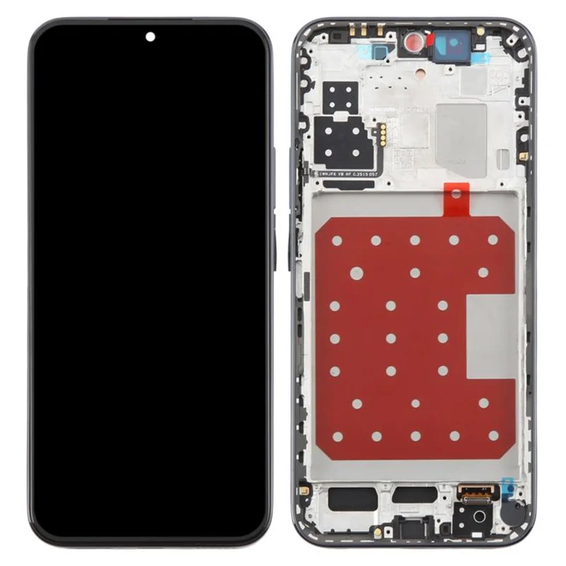 For Huawei nova 14 5G TLR-AL00 OEM Grade S OLED Screen and Digitizer Assembly + Frame (Without Logo) - Black