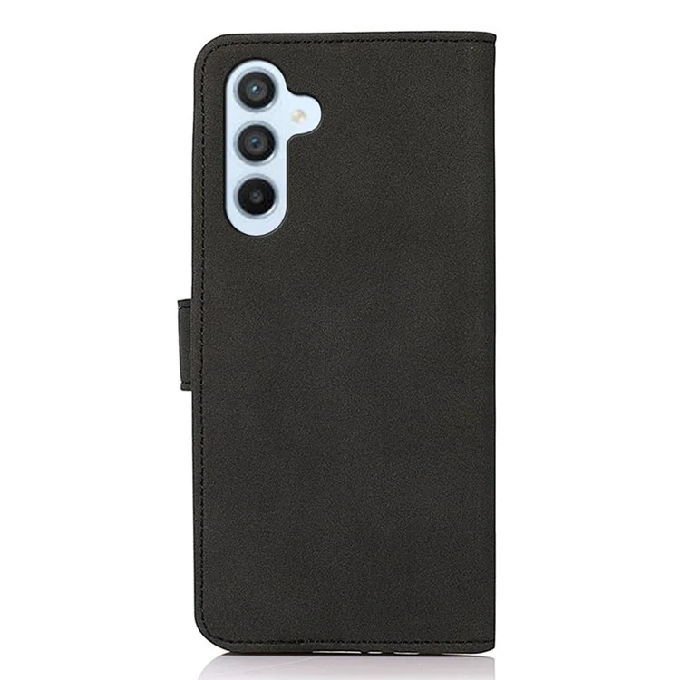 KHAZNEH Per Samsung Galaxy A54 5G Custodia Portafoglio in Pelle PU Testurizzata Chiusura Magnetica Sicura Funzione Supporto Flip Cover - Nero