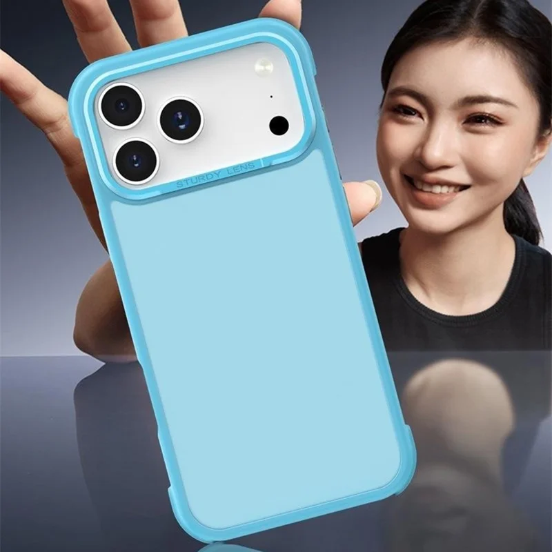 Bulk Purchasing for iPhone 17 Pro Max Case Skin-friendly Anti-Shock TPU PC Protective Cover - Lake Blue