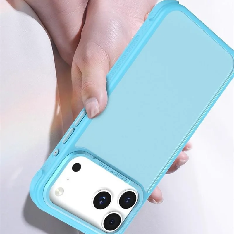 Bulk Purchasing for iPhone 17 Pro Max Case Skin-friendly Anti-Shock TPU PC Protective Cover - Lake Blue