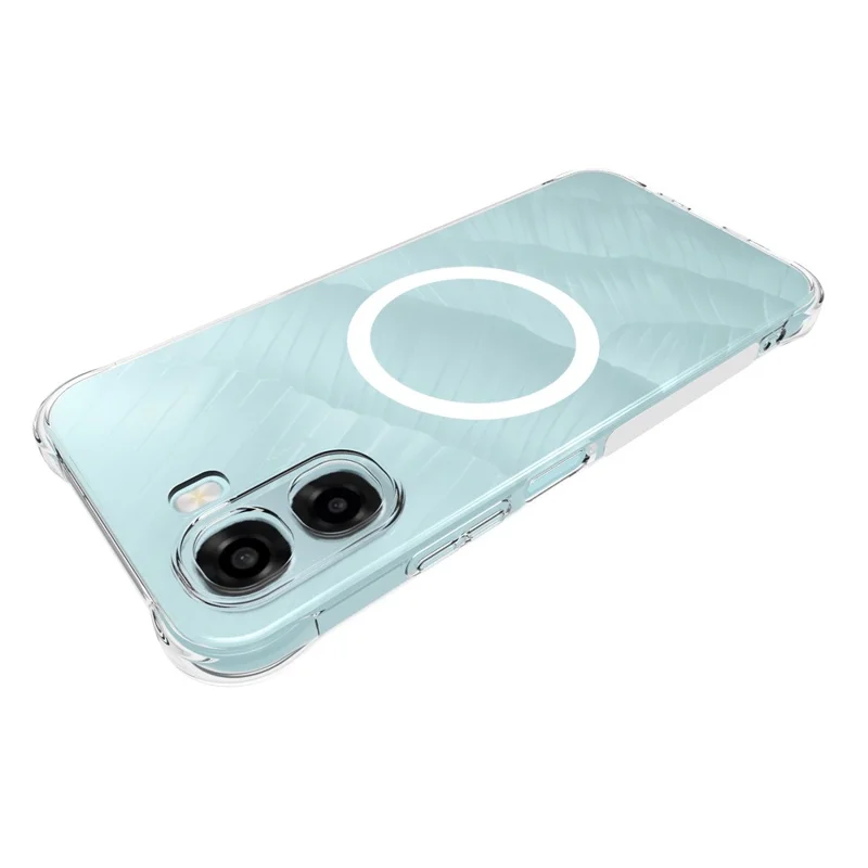 Bulk Purchasing for Oppo A6x 4G  /  A6x 5G Magnetic Case TPU Anti-drop Phone Back Cover - Transparent