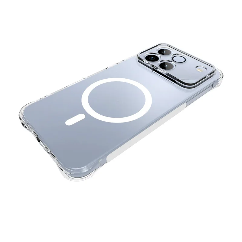 Compra al por mayor de funda magnética Honor Win 5G, carcasa trasera transparente de TPU anti-caída para teléfono