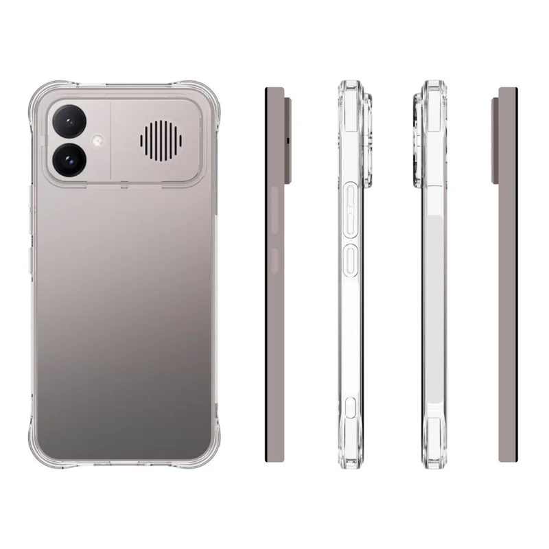 Coque TPU pour Xiaomi Redmi K90 Max 5G, étui antidérapant et antichute pour téléphone - Transparent