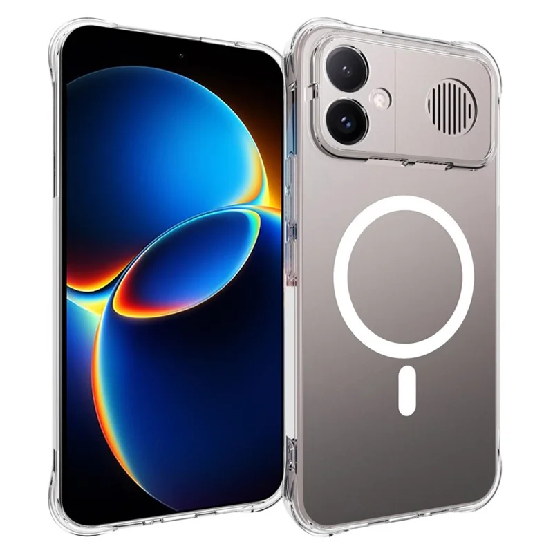 Bulk Purchasing for Xiaomi Redmi K90 Max 5G Magnetic Case TPU Anti-drop Phone Back Cover - Transparent