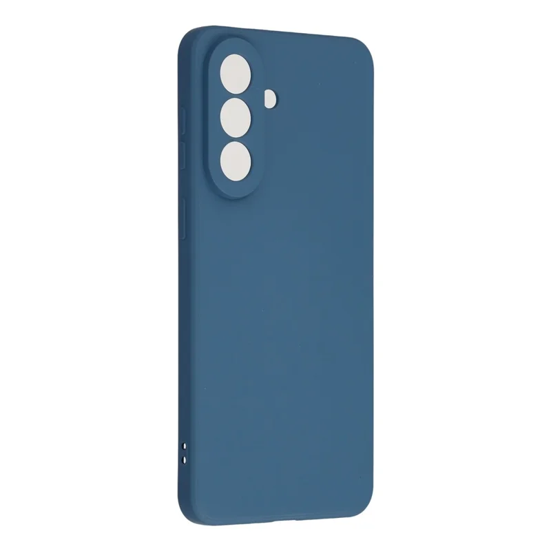 AMORUS For Samsung Galaxy A37 5G Case Precise Cutouts TPU Fiber Lining Shockproof Phone Cover - Sapphire
