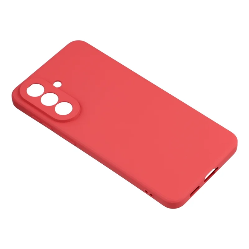 AMORUS For Samsung Galaxy A57 5G Case Precise Cutouts TPU Fiber Lining Shockproof Phone Cover - Rose