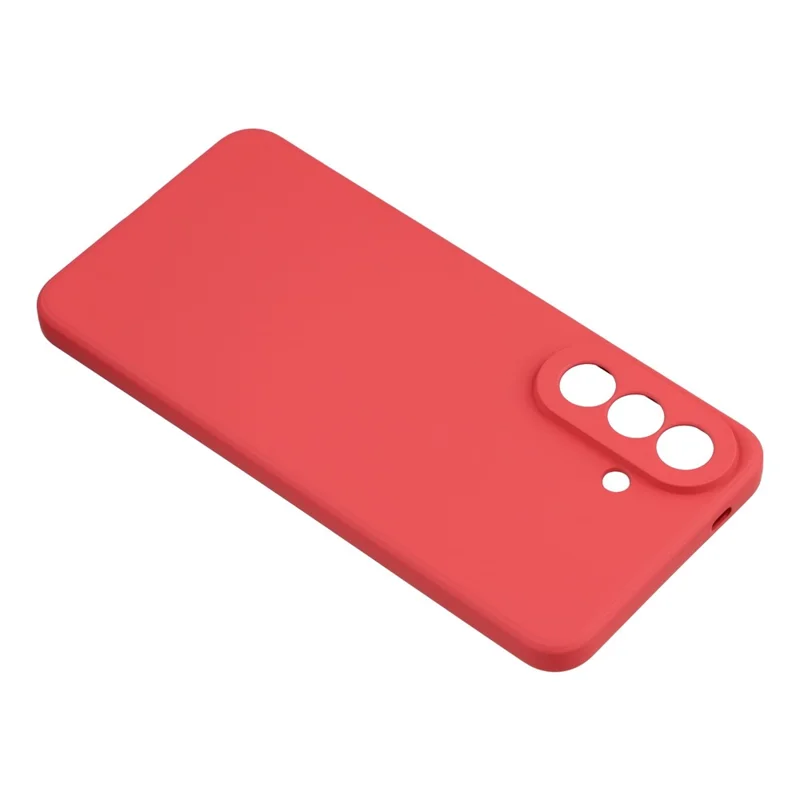 AMORUS For Samsung Galaxy A57 5G Case Precise Cutouts TPU Fiber Lining Shockproof Phone Cover - Rose