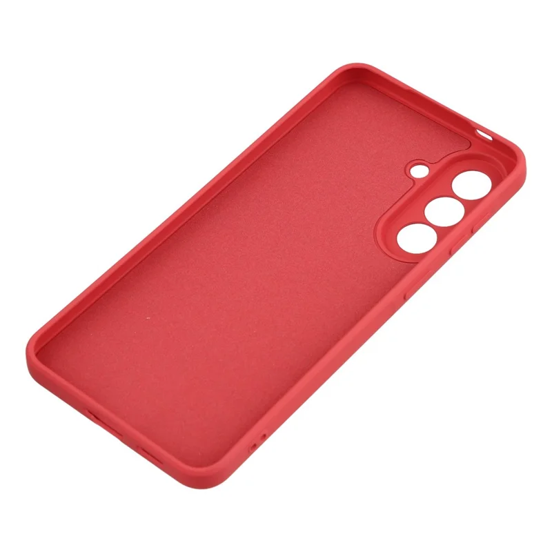 AMORUS For Samsung Galaxy A57 5G Case Precise Cutouts TPU Fiber Lining Shockproof Phone Cover - Rose