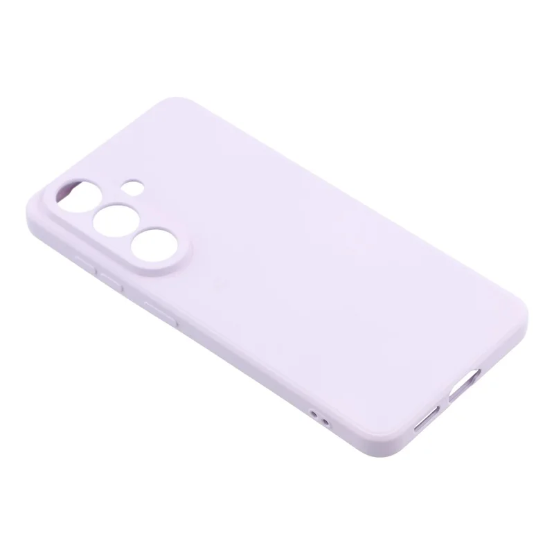 AMORUS For Samsung Galaxy S26 Case Precise Cutouts TPU Fiber Lining Shockproof Phone Cover - Purple