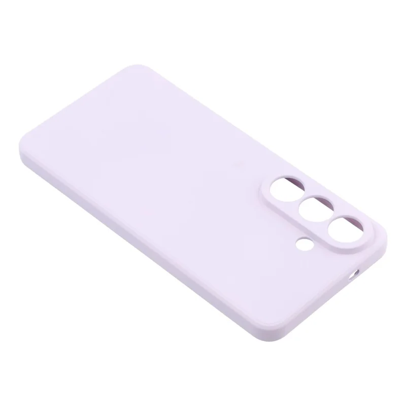 AMORUS For Samsung Galaxy S26 Case Precise Cutouts TPU Fiber Lining Shockproof Phone Cover - Purple
