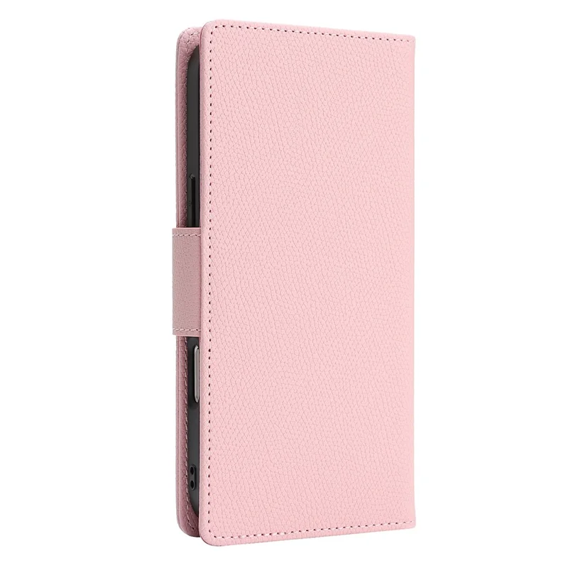 HGUANCASE For iPhone 17 Pro Max Case Wallet Stand Detachable Vintage Leather Phone Cover with Wrist Strap - Pink