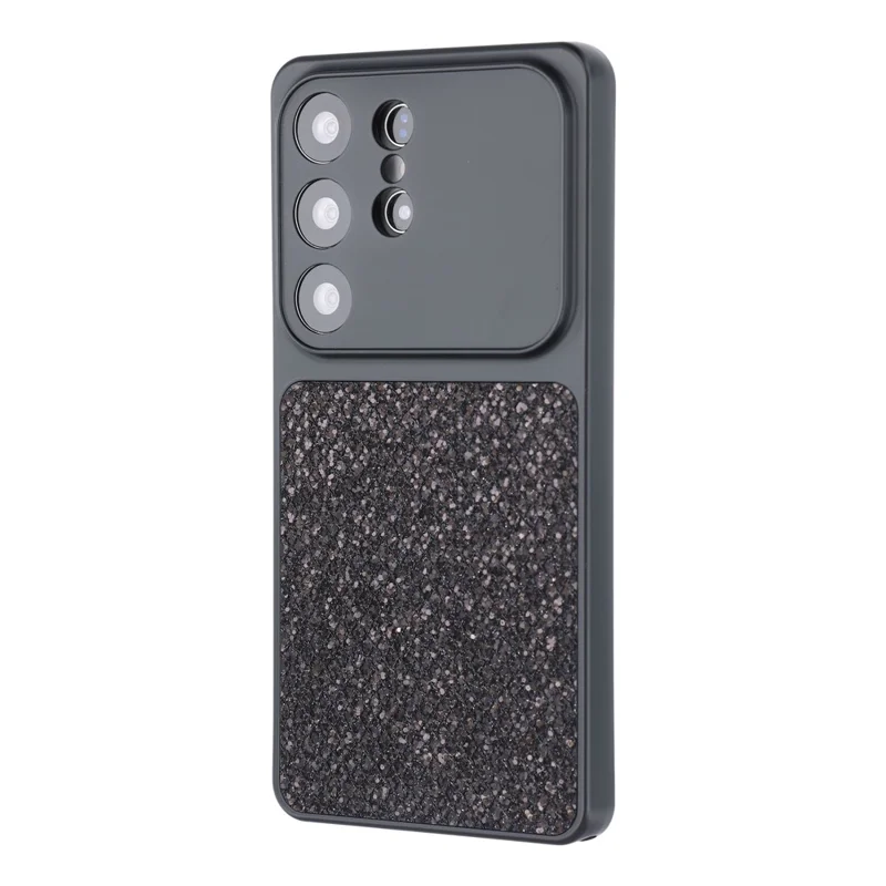 For Samsung Galaxy S26 Ultra Case Diamond Glitter TPU Shockproof Cover - Black