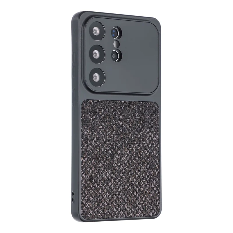 For Samsung Galaxy S26 Ultra Case Diamond Glitter TPU Shockproof Cover - Black